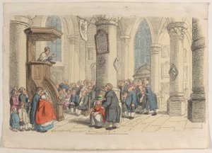 Tafel 38, aus Welt im Miniatur von Thomas Rowlandson