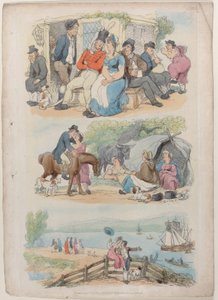Tafel 4: Rekrutierung, aus World in Miniature, 1816