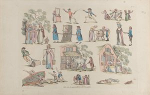 Tafel 8, Umrisse von Figuren, Landschaften und Vieh... für Lernende, 20. Juni 1790