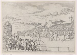 Vorbereitung zum Start, 30. September 1811 von Thomas Rowlandson