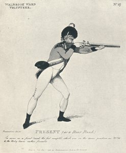 Präsentieren als hintere Reihe, 1798 von Thomas Rowlandson