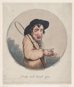 Ziemlich gut, danke, 20. Oktober 1799 von Thomas Rowlandson