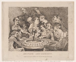 Private Unterhaltung, 1. Januar 1786 von Thomas Rowlandson