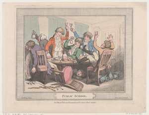 Öffentliche Schule, 10. Mai 1802 von Thomas Rowlandson