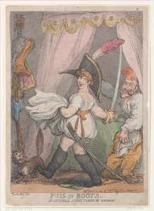 Der gestiefelte Kater oder General Junot überrascht, 12. April 1811 von Thomas Rowlandson