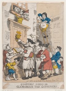 Vierteljährliche Mahnungen, oder Lärmende Steuereintreiber, 3. Februar 1805