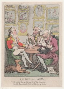 Den Wind erheben, 1805-12 von Thomas Rowlandson
