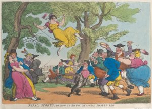 Ländliche Sportarten oder wie man ein gut geformtes Bein zeigt, Oktober 1811