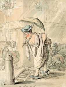 Trauriges schlampiges Wetter von Thomas Rowlandson