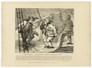 Segeln unter den Hebriden, aus Boswells Reise durch die Hebriden von Thomas Rowlandson