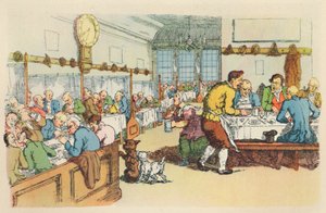 Szene in einem Kaffeehaus, 1788 von Thomas Rowlandson