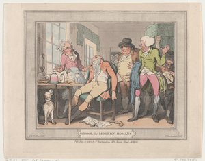 Schule für moderne Römer von Thomas Rowlandson