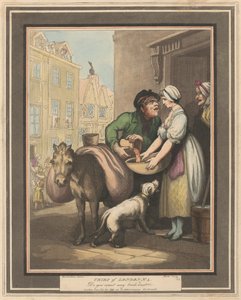 Satz von acht (4): Rufe von London von Thomas Rowlandson