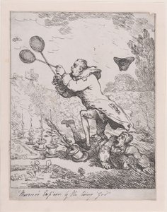 Sir Joseph Banks und der Kaiser von Marokko von Thomas Rowlandson