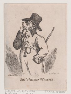 Sir Whisky Whiffle, April 1808 von Thomas Rowlandson