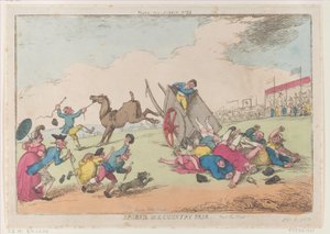 Sport eines Jahrmarkts auf dem Land, Teil der Erste, 5. Oktober 1810 von Thomas Rowlandson