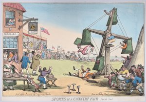 Sport eines Jahrmarkts, Teil der Zweite, 5. Oktober 1810 von Thomas Rowlandson