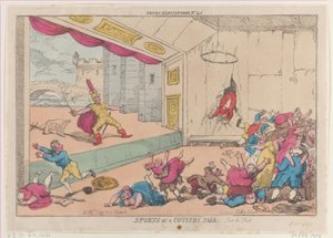Sport eines Jahrmarkts auf dem Land, Teil drei, 5. Oktober 1810 von Thomas Rowlandson