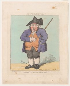 Die Aktien sind gefallen - Heigh-Ho!!, 10. August 1799 von Thomas Rowlandson