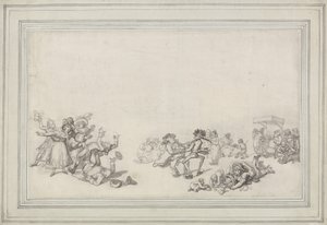 Studie von Schlittschuhläufern: Schlittschuhlaufen auf der Serpentine