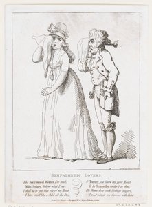 Sympathische Liebhaber, 6. Februar 1797 von Thomas Rowlandson