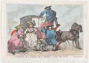 Sympathie, oder Eine Familie auf einer Reise, die den Staub legt, 12. Juli 1784