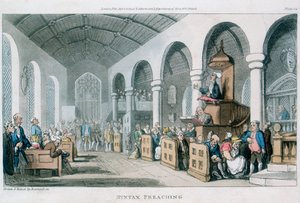 Syntax predigt von Thomas Rowlandson