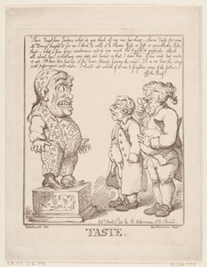 Geschmack, 2. April 1801 von Thomas Rowlandson