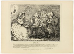 Tee, aus Boswells Tour durch die Hebriden von Thomas Rowlandson