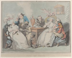 Tee am Ufer, 1785-1794 von Thomas Rowlandson