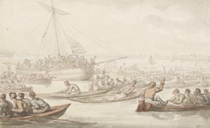 Das jährliche Ruderwettrennen um Doggett
