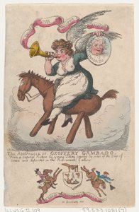 Die Apotheose von Geoffery Gambado, 1808