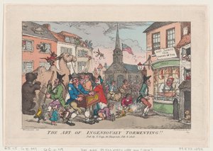 Die Kunst des geschickten Quälens, 8. Februar 1808 von Thomas Rowlandson