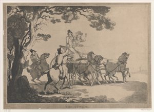 Der Angriff, 1. März 1791 von Thomas Rowlandson