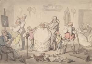 Der Friseursalon von Thomas Rowlandson
