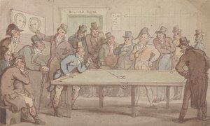 Der Billardraum von Thomas Rowlandson