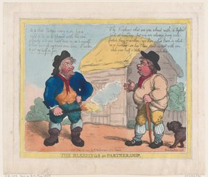 Die Segnungen der Partnerschaft von Thomas Rowlandson