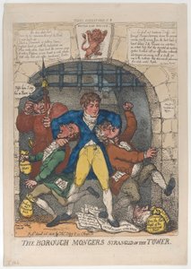 Die Borough-Mongers im Turm erdrosselt, 26. April 1810