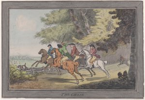 Die Jagd, 1. Dezember 1791 von Thomas Rowlandson