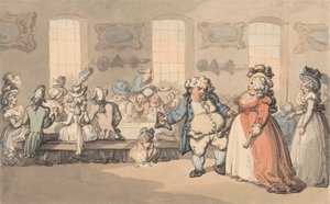 Die Annehmlichkeiten von Bath: Das Frühstück von Thomas Rowlandson