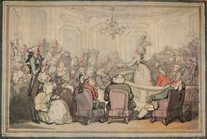 Das Konzert. Aus Matthew Brambles Reise nach Bath, ca. 1780-1820, 1923
