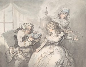 Der Kenner, 1780-1800 von Thomas Rowlandson