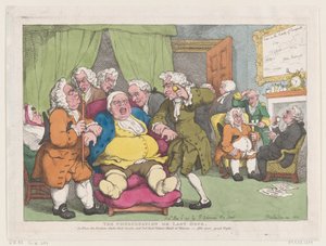 Die Beratung oder Letzte Hoffnung, 30. Juni 1808 von Thomas Rowlandson