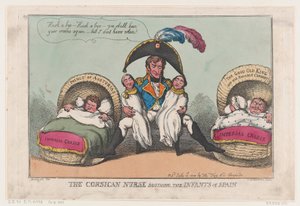 Die korsische Krankenschwester beruhigt die Kinder Spaniens, 12. Juli 1808
