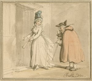 Die Kurtisane von Thomas Rowlandson