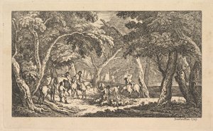 Der Tod - Fuchsjagd - Eine Landschaftsszene, 1787