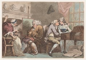 Die Entdeckung, 15. Juni 1796 von Thomas Rowlandson