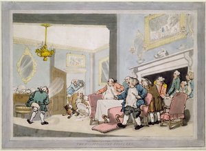 Die enttäuschten Feinschmecker, veröffentlicht von William Holland, 1790 von Thomas Rowlandson