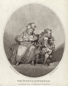 Die Gouvernante und der kleine Isaac von Thomas Rowlandson