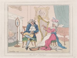 Der langweilige Ehemann, 1789 von Thomas Rowlandson